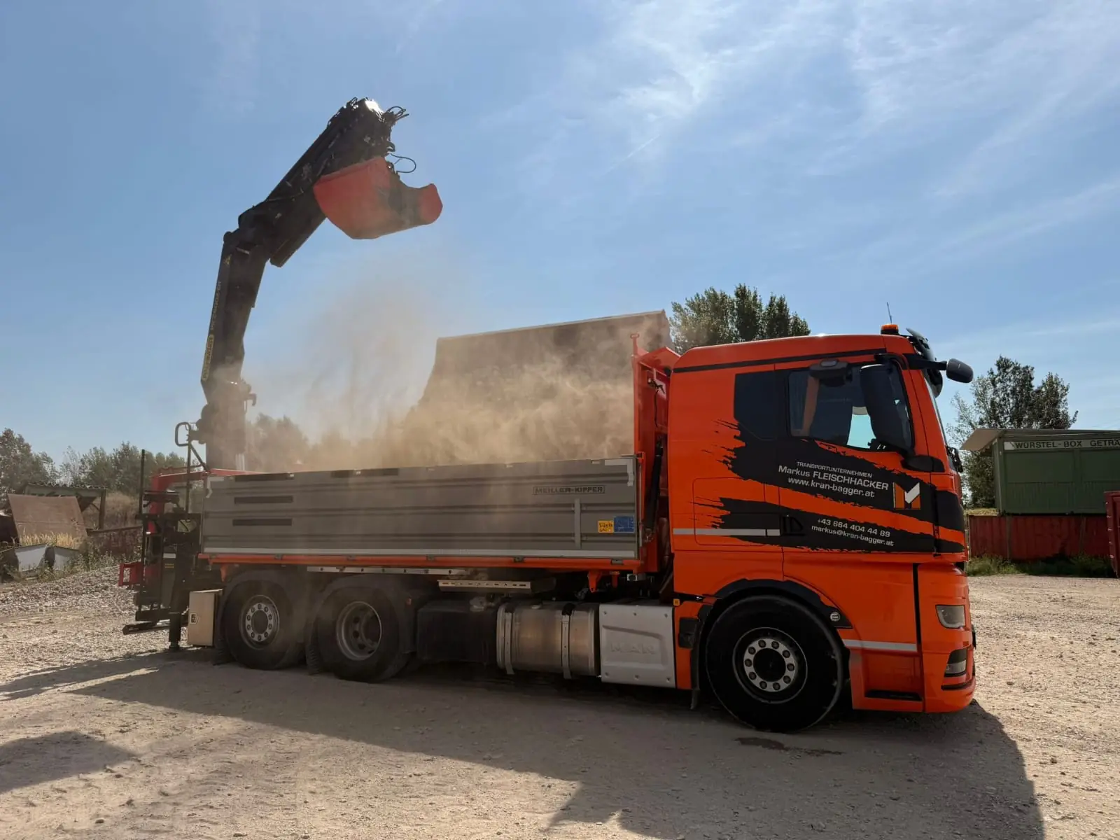 Transportunternehmen Markus Fleischhacker - Kranarbeiten